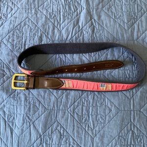 Vineyard Vines American Flag Belt